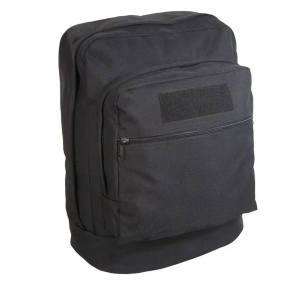 Flying Circle Black Backpack with removable Patch - image 2